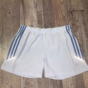 Blue Adidas shorts